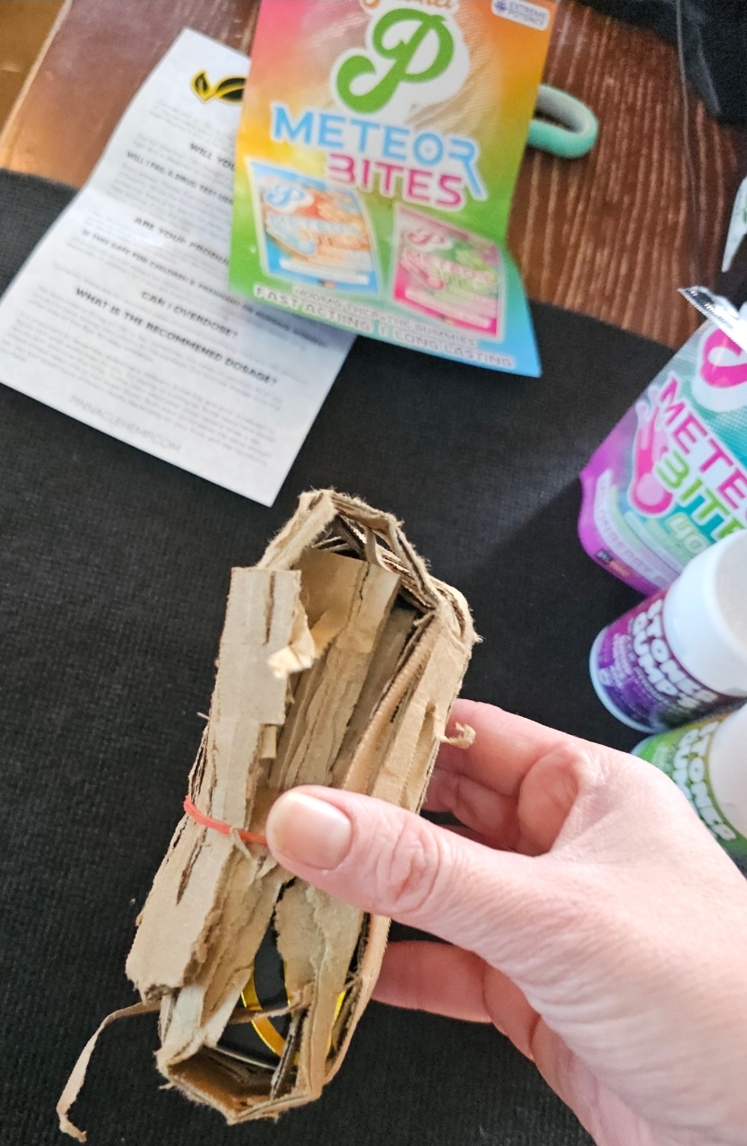 Pinnacle Hemp CBD tincture wrapped tightly in layered cardboard for shipping